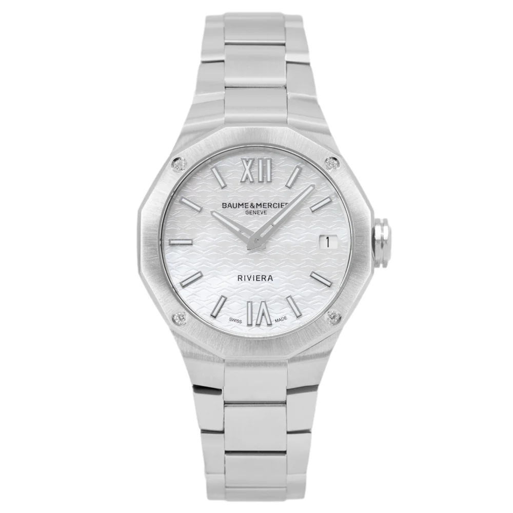 Baume & Mercier M0A10729 Riviera Quartz Woman's Watch - Image 2