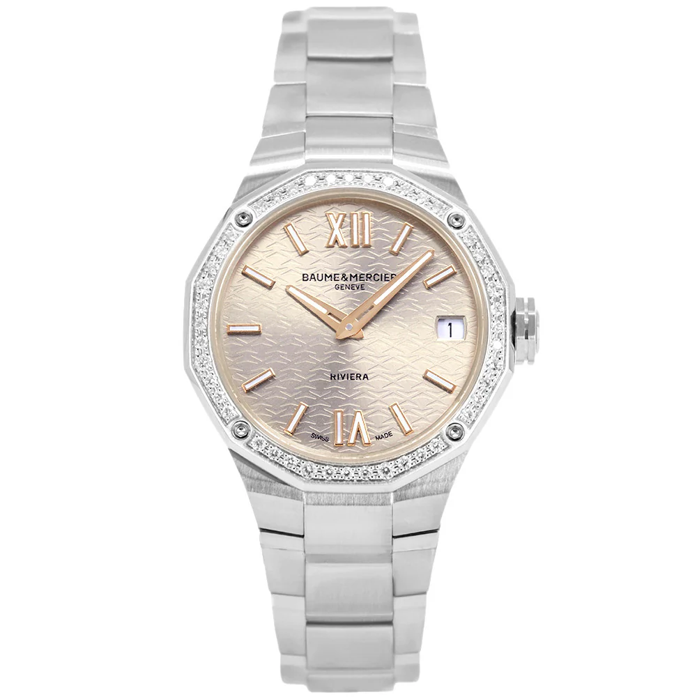 Baume & Mercier M0A10796 Riviera Quartz Woman's Watch - Image 2