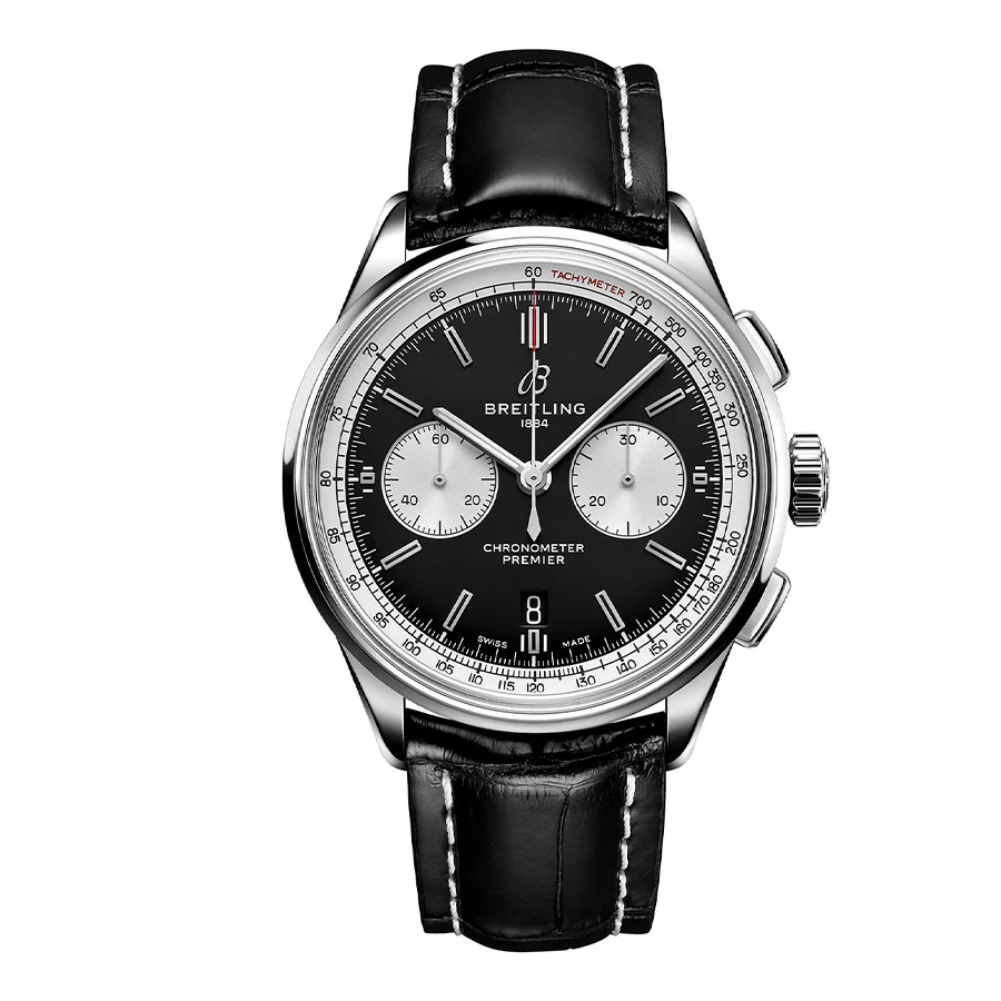 Breitling AB0118371B1P1 Premier Chrono Black Dial Watch