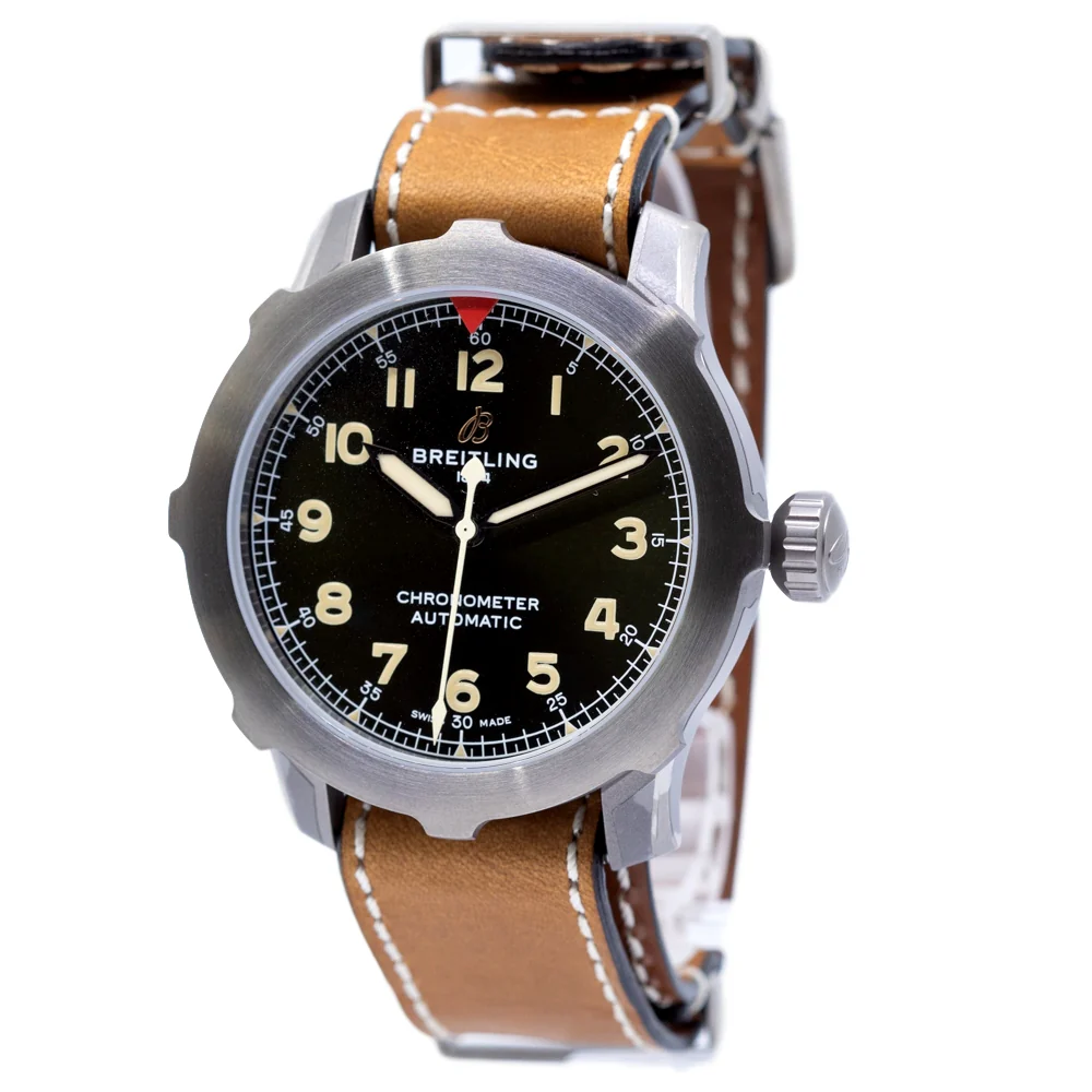 Breitling EB2040101L1X1 Navitimer Super 8 Green Dial Watch