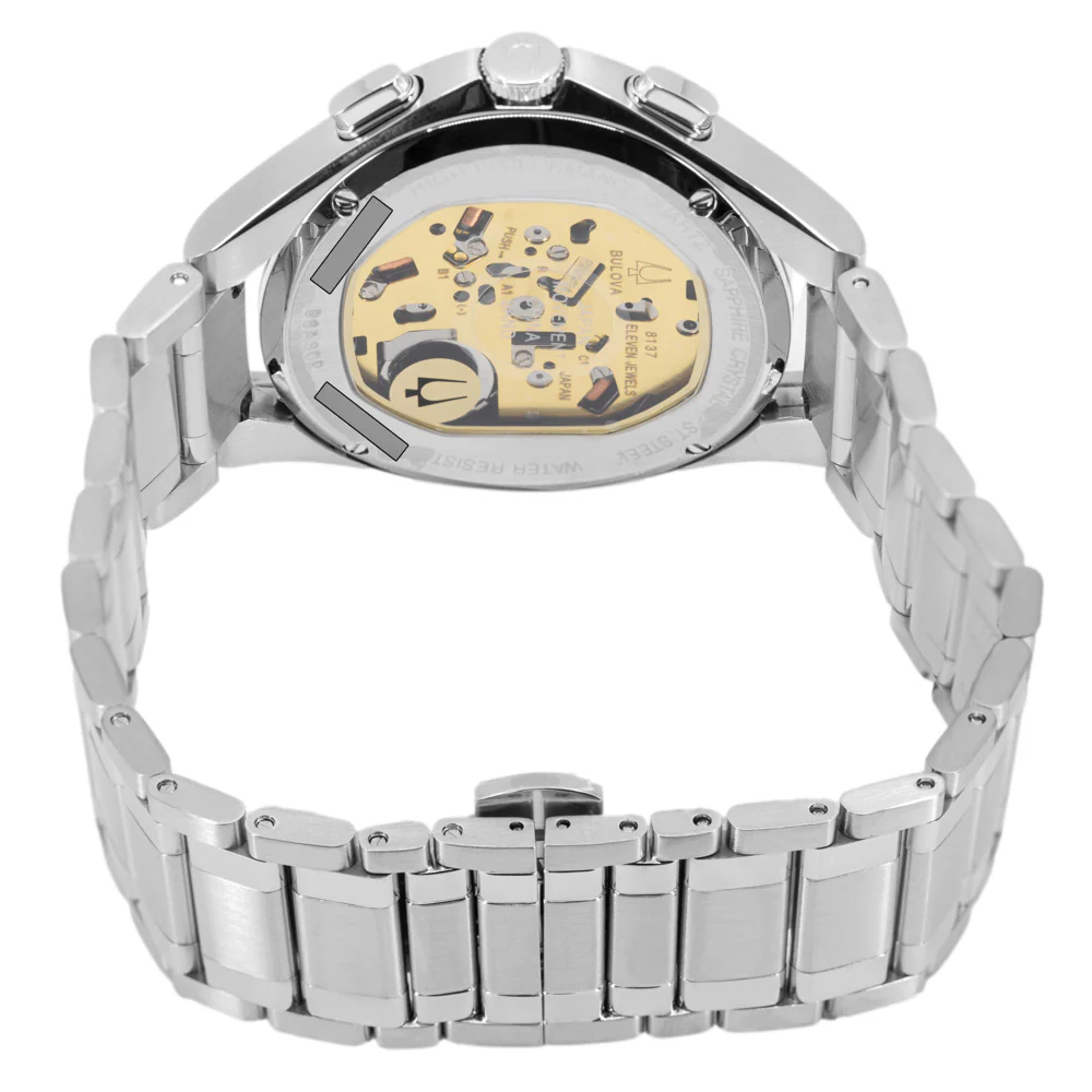 Bulova 96A302 Curv Dress Quartz Men's Watch - Image 5