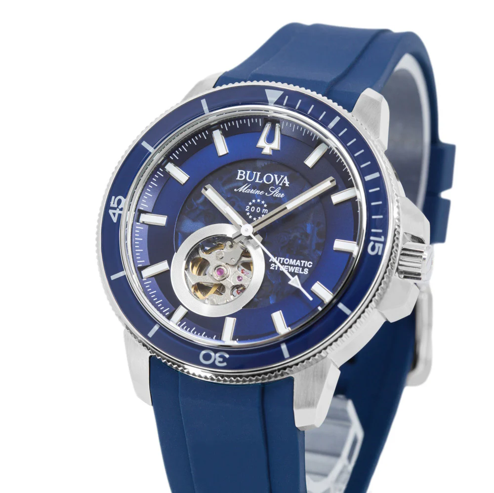 Bulova 96A303 Marine Star Automatic Men's Watch - Image 10