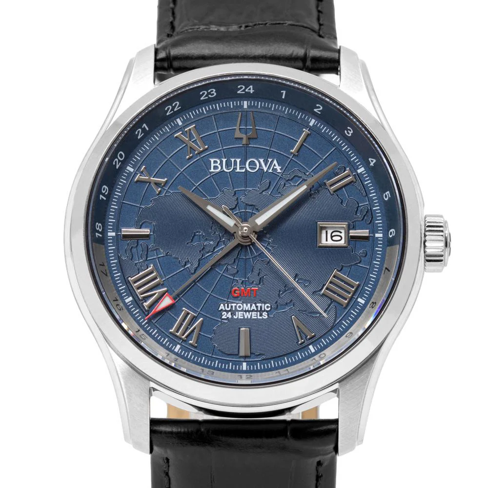Bulova 96B385 Wilton Gmt Automatic Men's Watch - Image 3