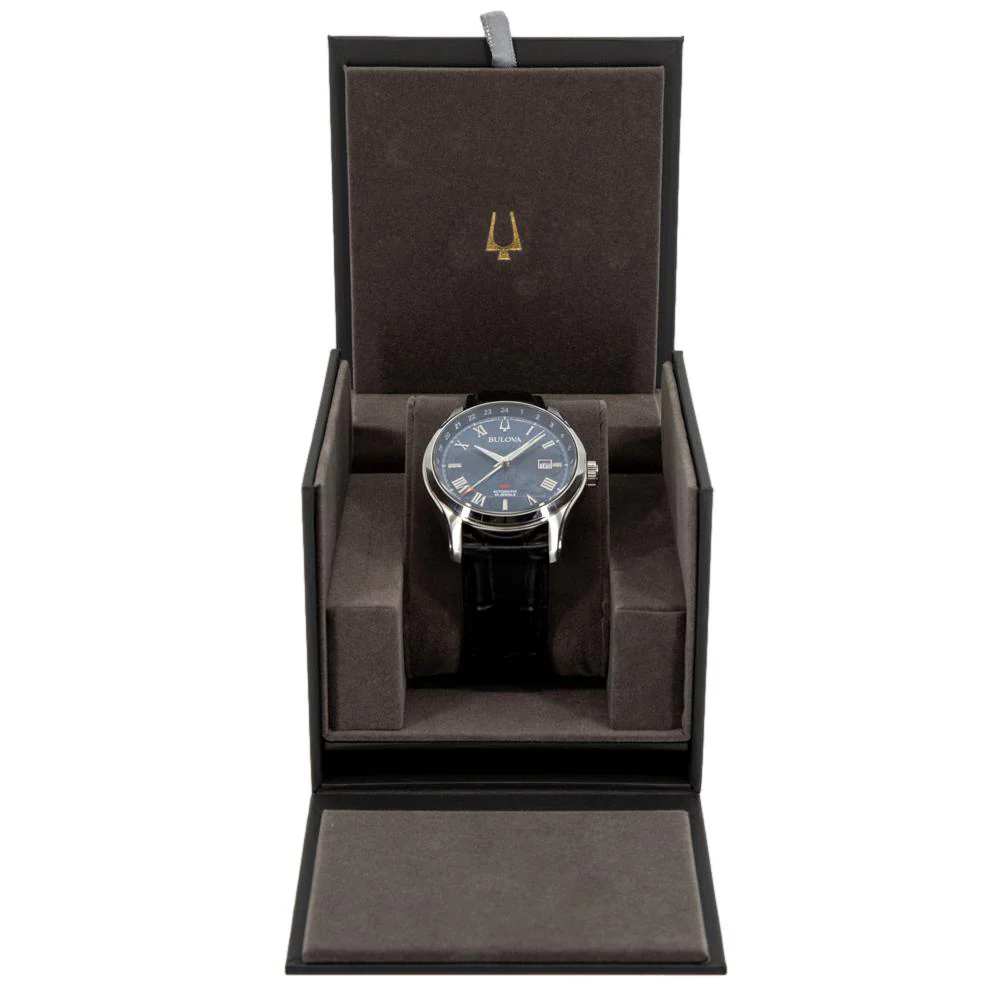Bulova 96B385 Wilton Gmt Automatic Men's Watch - Image 8