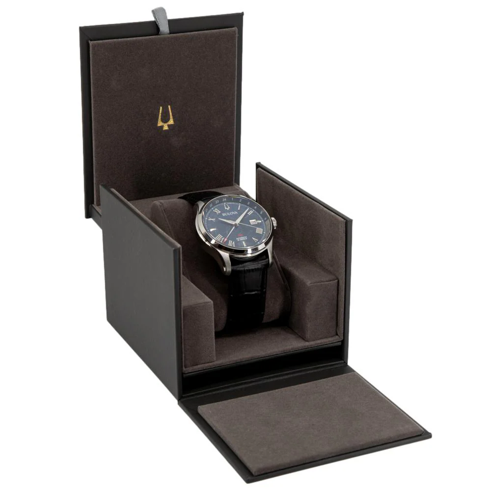 Bulova 96B385 Wilton Gmt Automatic Men's Watch - Image 9
