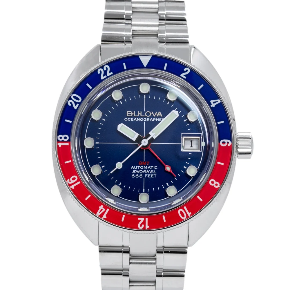 Bulova 96B405 Oceanographer Gmt Automatic Men's Watch - Image 3