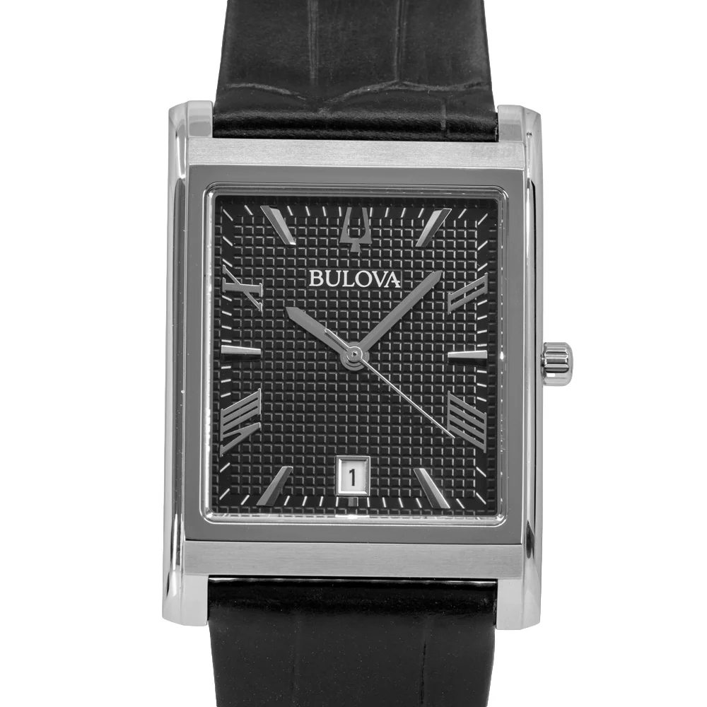 Bulova 96B445 Classic Rectangle Quartz Men's Watch - Image 2