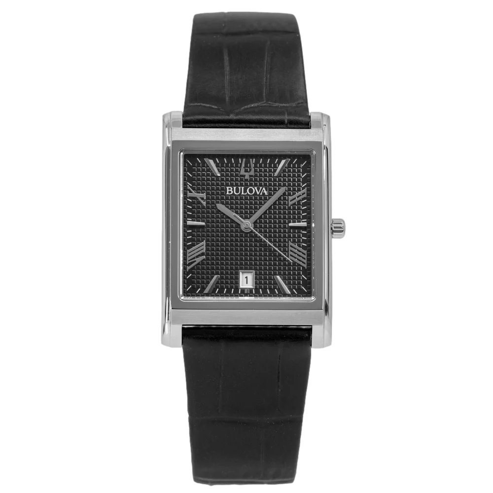 Bulova 96B445 Classic Rectangle Quartz Men's Watch - Image 3