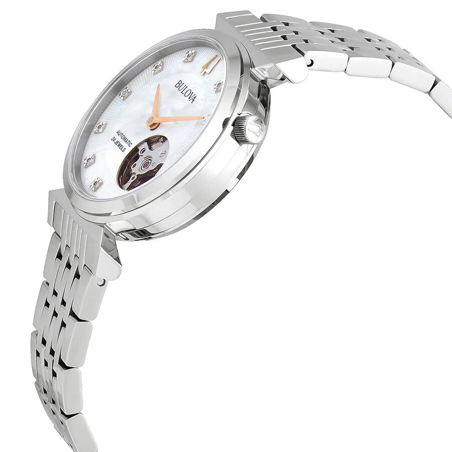 Bulova 96P222 Regatta Automatic Woman's Watch - Image 4