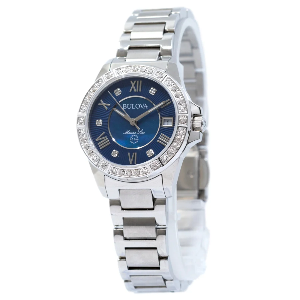 Bulova 96R215 Marine Star Quartz Woman's Watch