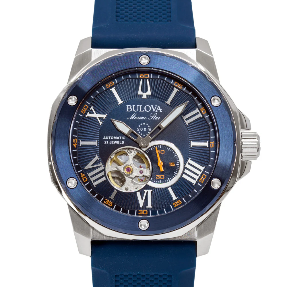 Bulova 98A303 Marine Star Automatic Men's Watch - Image 3