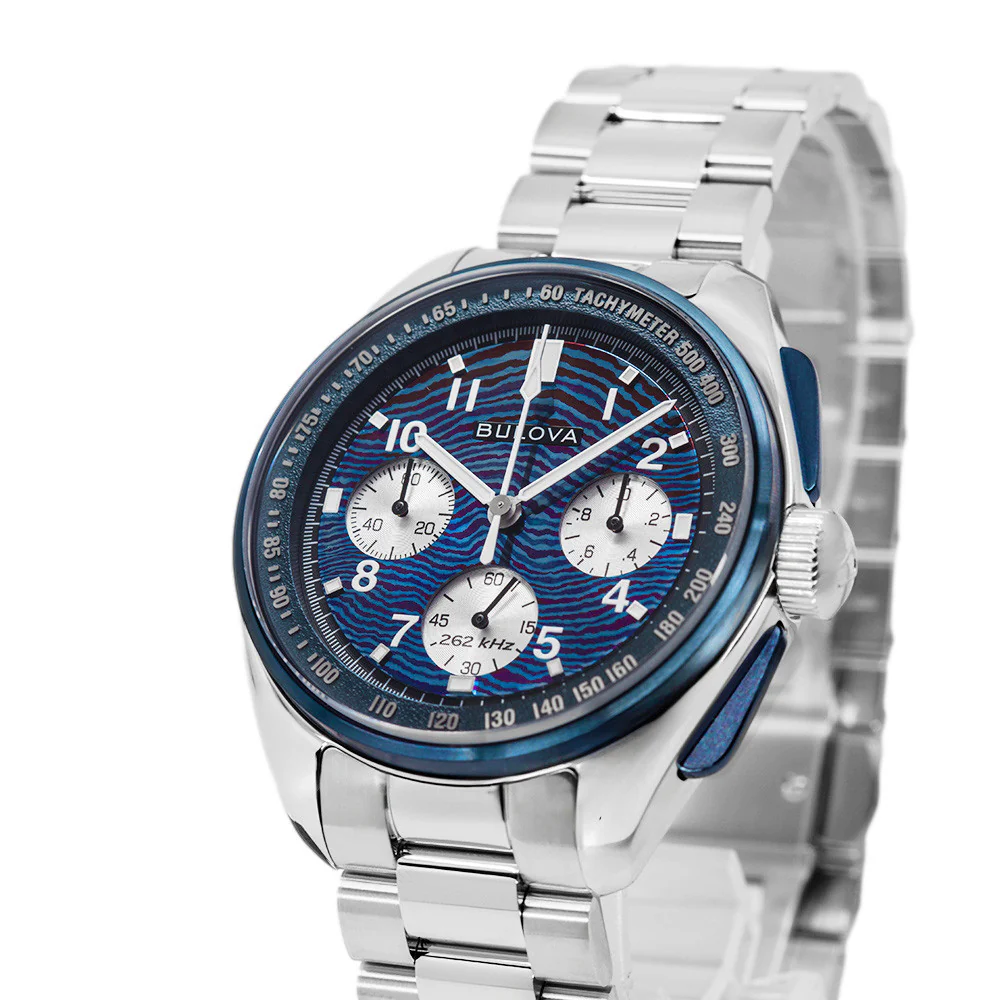 Bulova 98A329 Lunar Pilot Timascus Quartz Men's Watch - Image 12