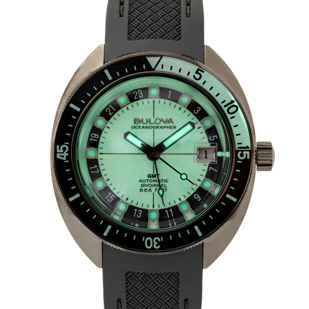Bulova 98B407 Oceanographer Gmt Automatic Men's Watch - Image 3