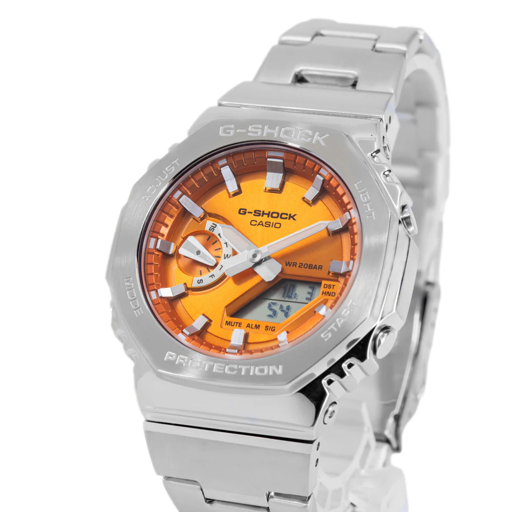 Casio Men's GM-2110D-4AER G-Shock Orange Dial Quartz - Image 10