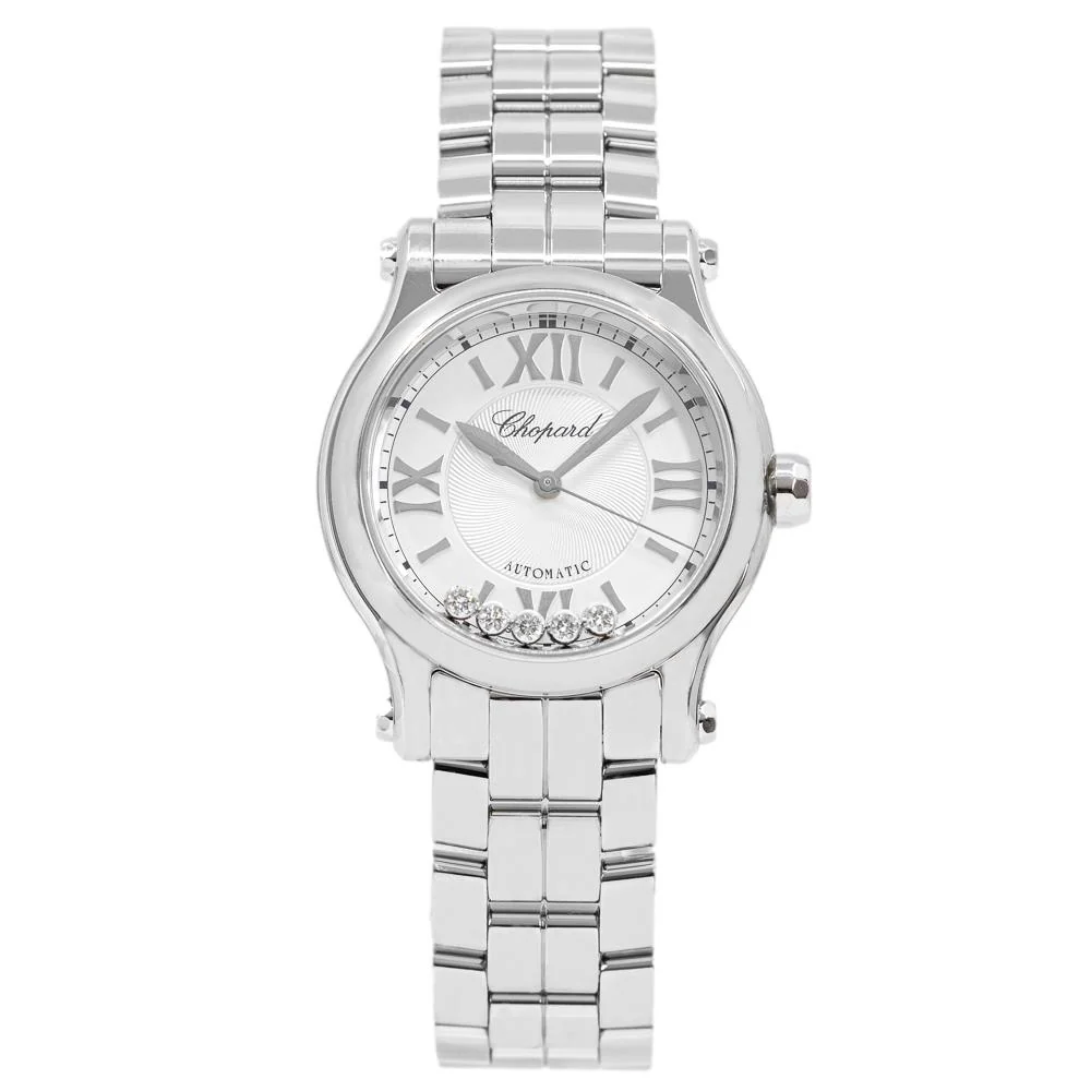 Chopard Ladies 278573-3012 Happy Sport Silver Dial Watch - Image 2