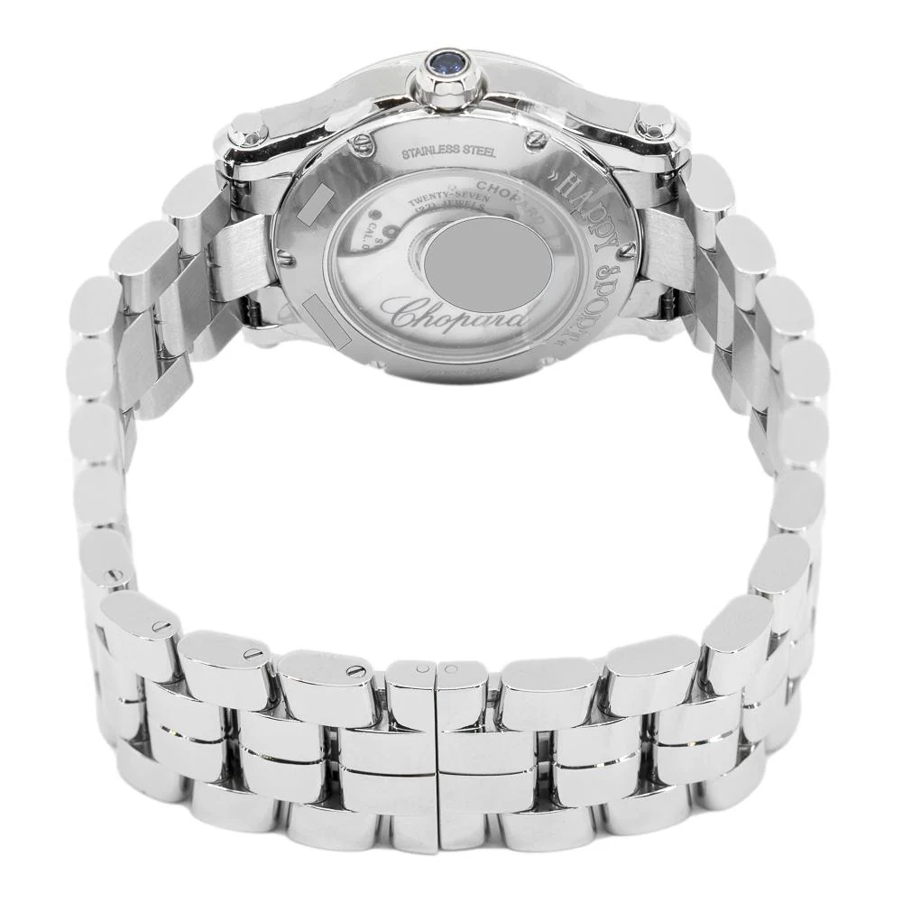 Chopard Ladies 278573-3012 Happy Sport Silver Dial Watch - Image 4