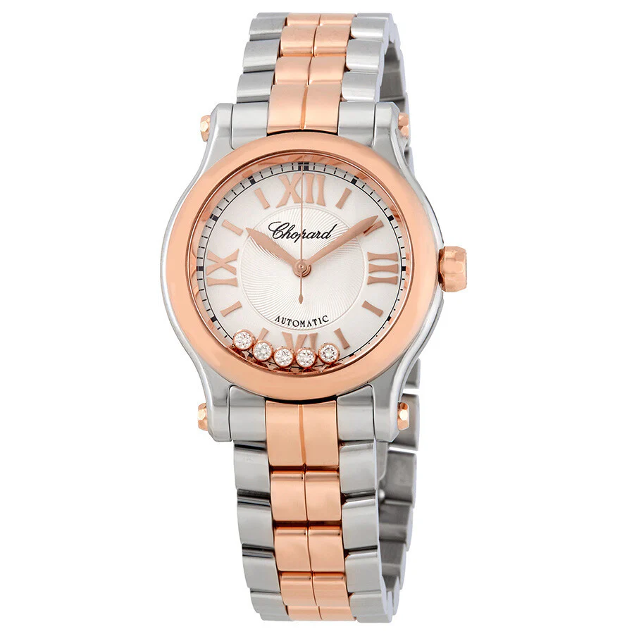 Chopard Ladies 278573-6002 Happy Sport Rose Watch