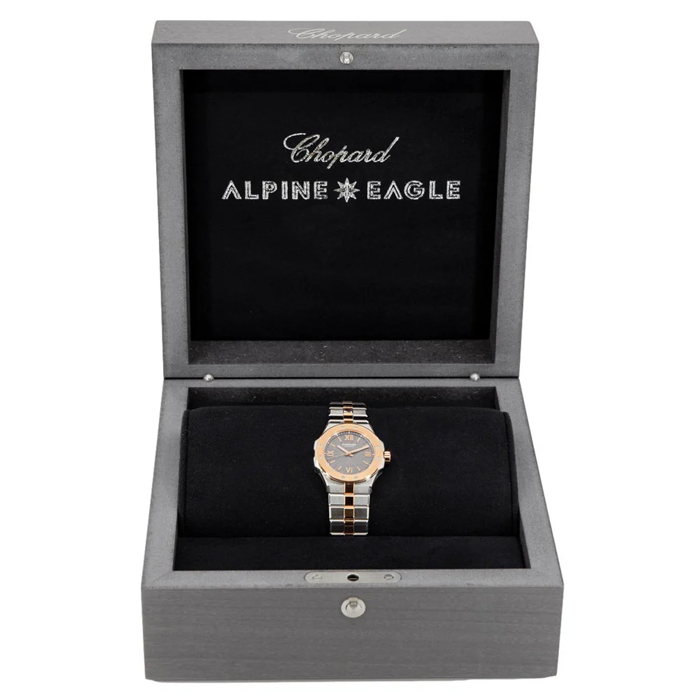 Chopard Ladies 298617-6001 Alpine Eagle 33mm Rose Gold Watch - Image 8