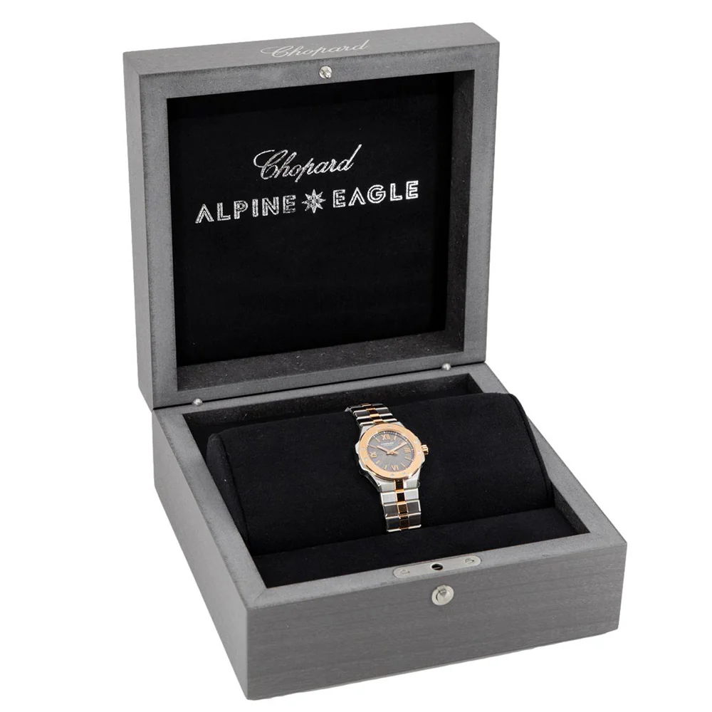 Chopard Ladies 298617-6001 Alpine Eagle 33mm Rose Gold Watch - Image 9