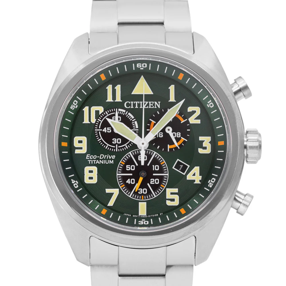 Citizen AT2480-81X Super Titanium 2440 Chrono Eco-Drive - Image 3