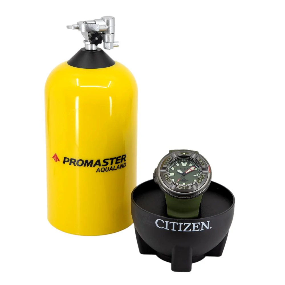 Citizen BJ8057-17X Promaster Olive Eco-Drive 300M Watch - Image 7