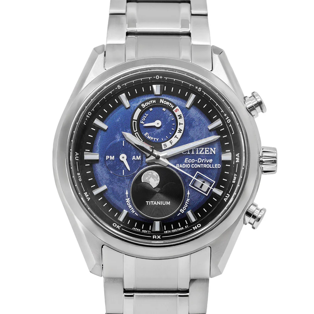 Citizen BY1010-81L Radio-controlled Moon Phase Eco-Drive - Image 2