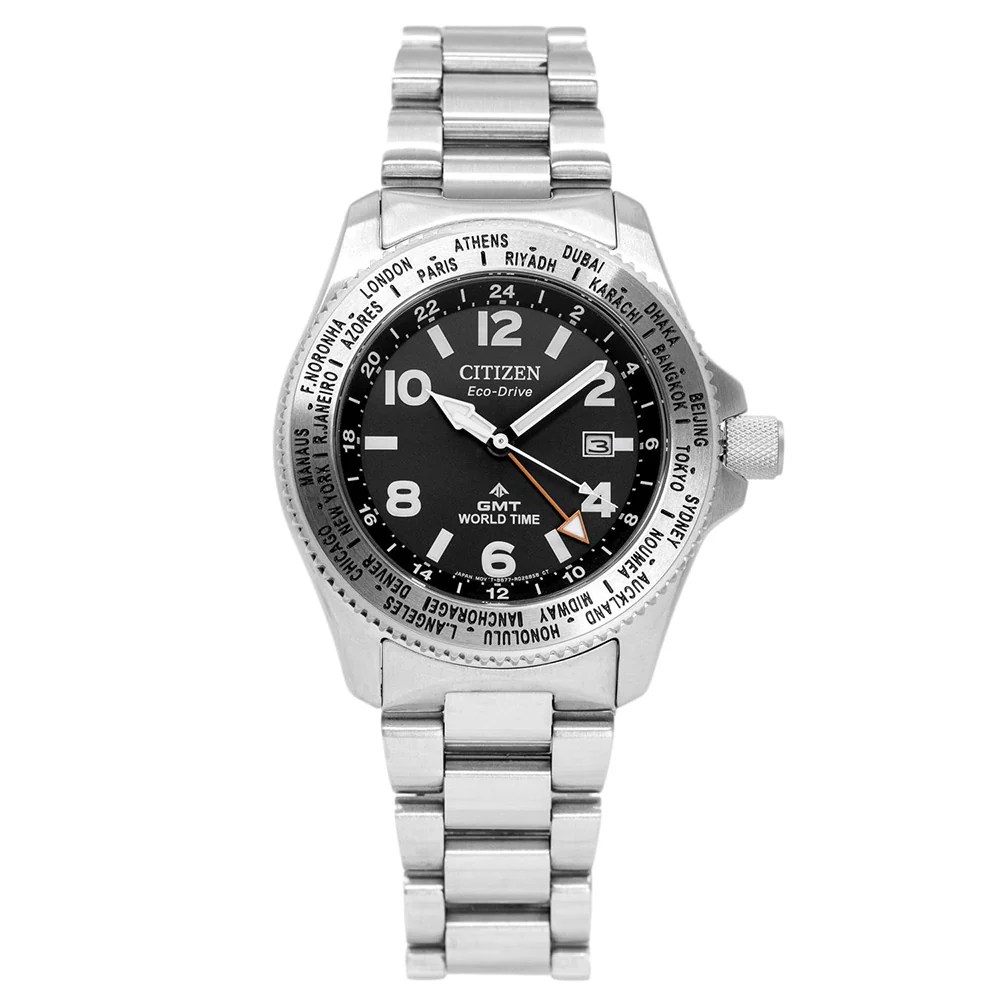 Citizen Men's BJ7100-82E Promaster Eco-Drive GMT Watch - Image 2