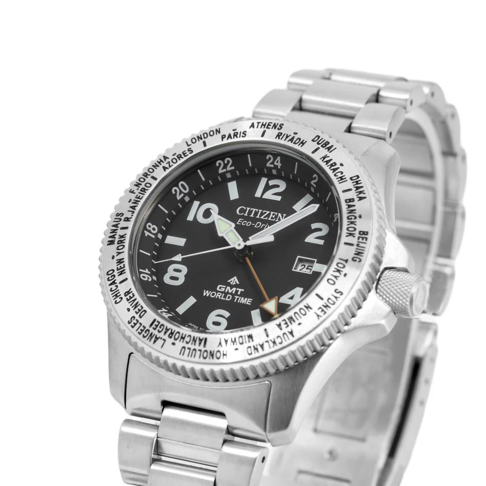 Citizen Men's BJ7100-82E Promaster Eco-Drive GMT Watch - Image 7