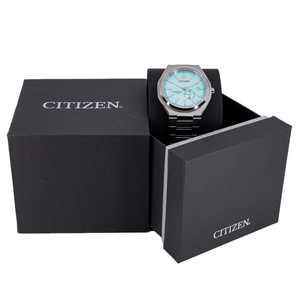 Citizen Men's NJ0180-80M Super Titanium Lightgreen Dial Auto - Image 7