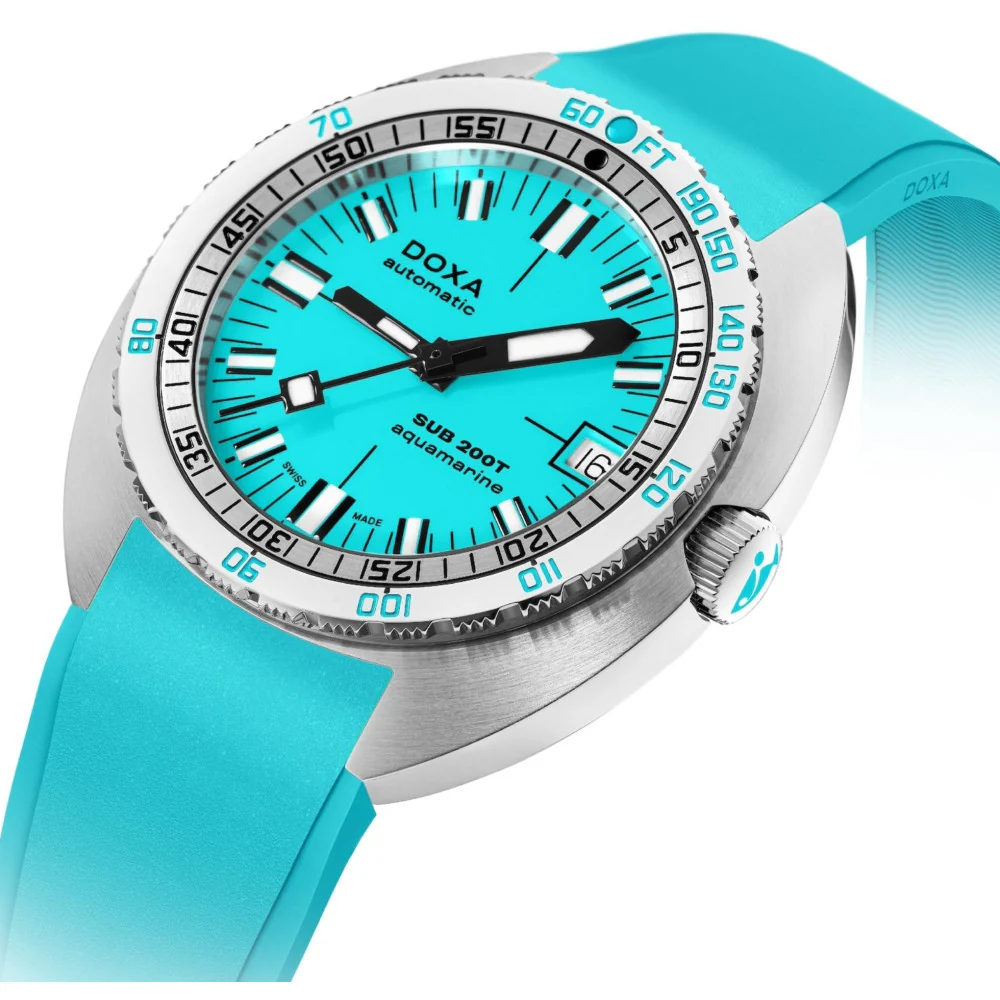 Doxa Men's 804.10.241.25 SUB 200T Aquamarine Automatic - Image 3