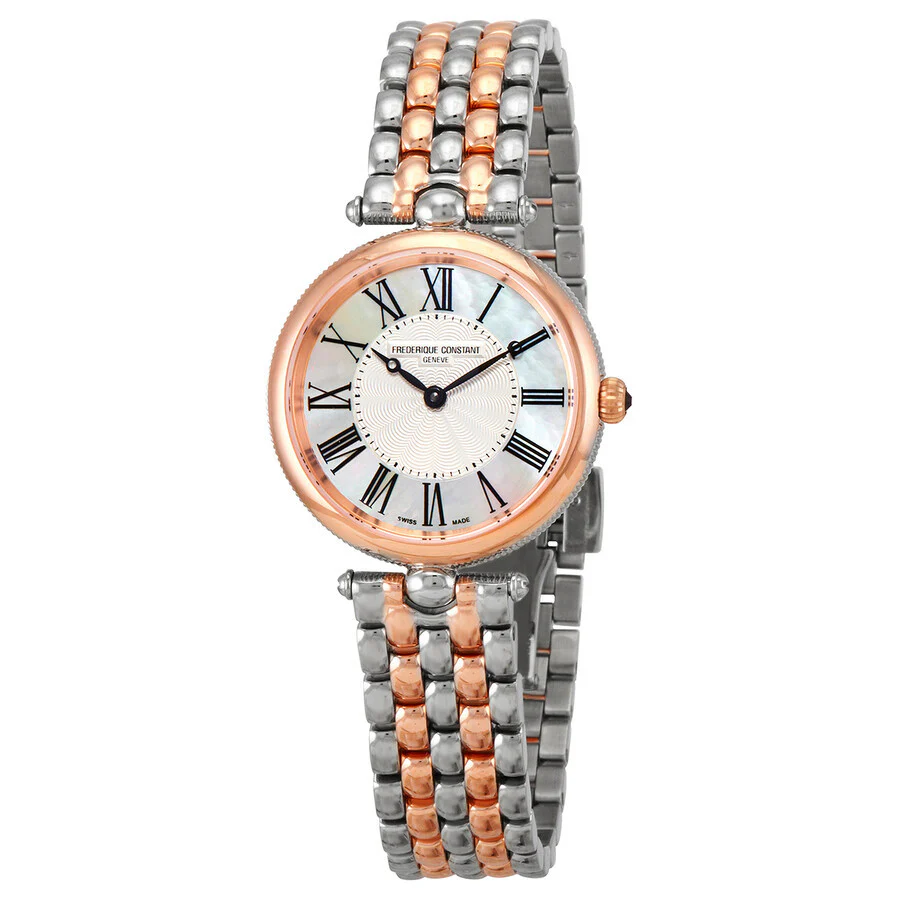 Frederique Constant FC-200MPW2AR2B Classics Quartz Art Déco Round Woman's Watch