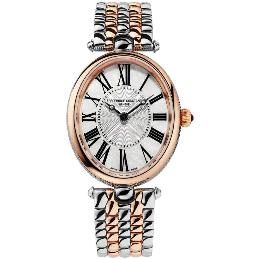 Frederique Constant FC-200MPW2V2B Classics Quartz Art Deco Oval Woman's Watch