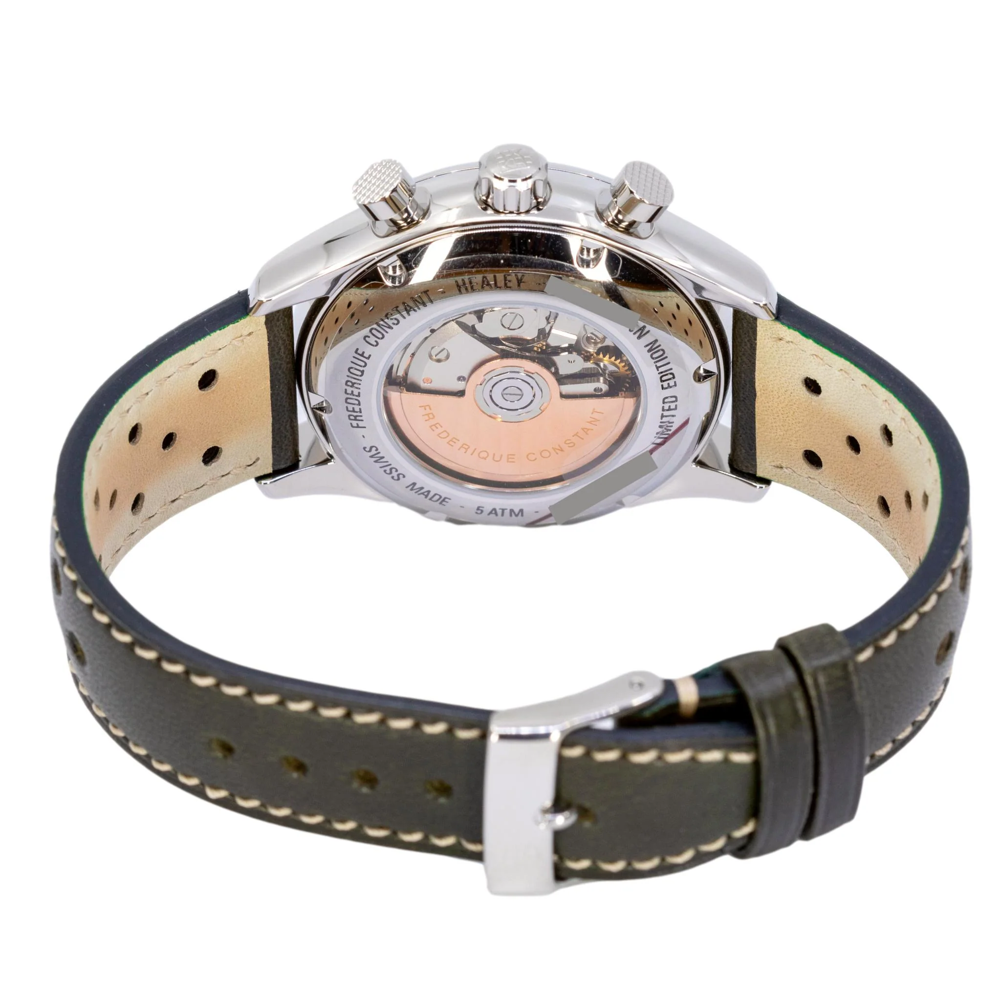 Frederique Constant FC-397HGR5B6 Vintage Rally Automatic Healey Chronograph Men's Watch - Image 4