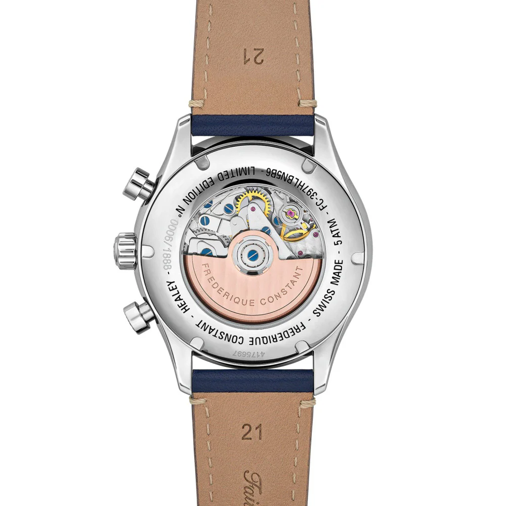 Frederique Constant FC-397HLBN5B6 Classics Automatic Vintage Rally Healey Chronograph Men's Watch - Image 2