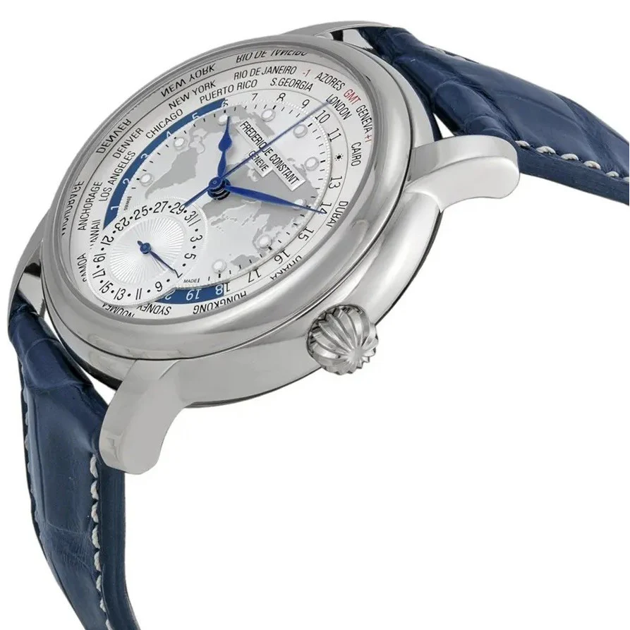 Frederique Constant FC-718WM4H6 Classics Automatic Worldtimer Men's Watch - Image 3