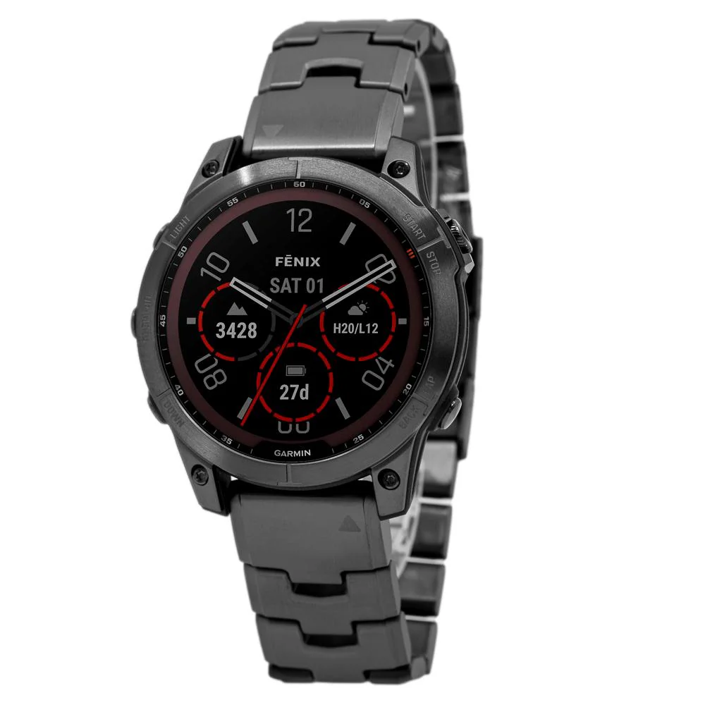 Garmin 010-02540-39 fēnix® 7 – Sapphire Solar Edition Quartz Men's Watch