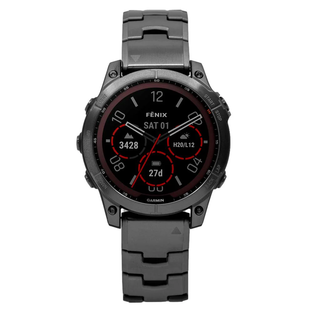 Garmin 010-02540-39 fēnix® 7 – Sapphire Solar Edition Quartz Men's Watch - Image 2