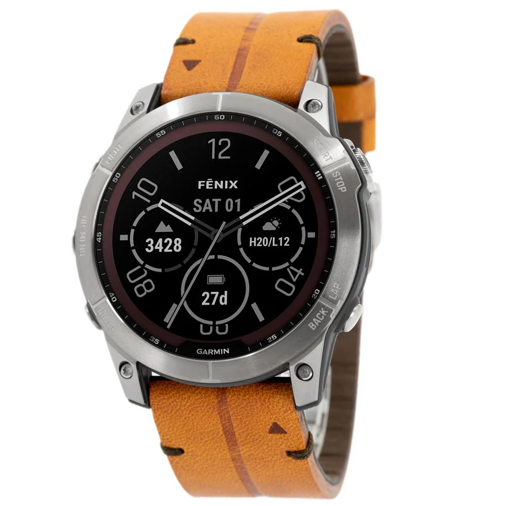 Garmin 010-02541-19 fēnix® 7X – Sapphire Solar Edition Quartz Men's Watch