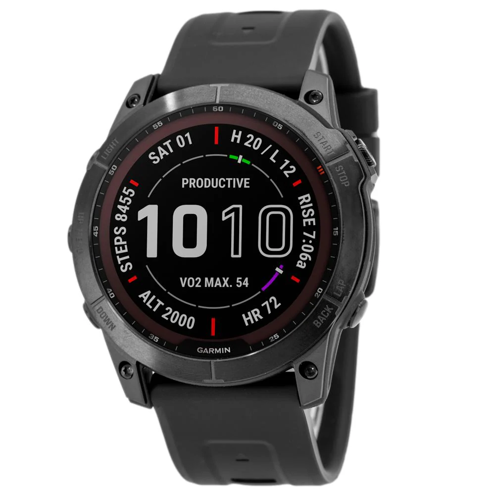 Garmin 010-02541-23 fēnix® 7X – Sapphire Solar Edition Solar Men's Watch