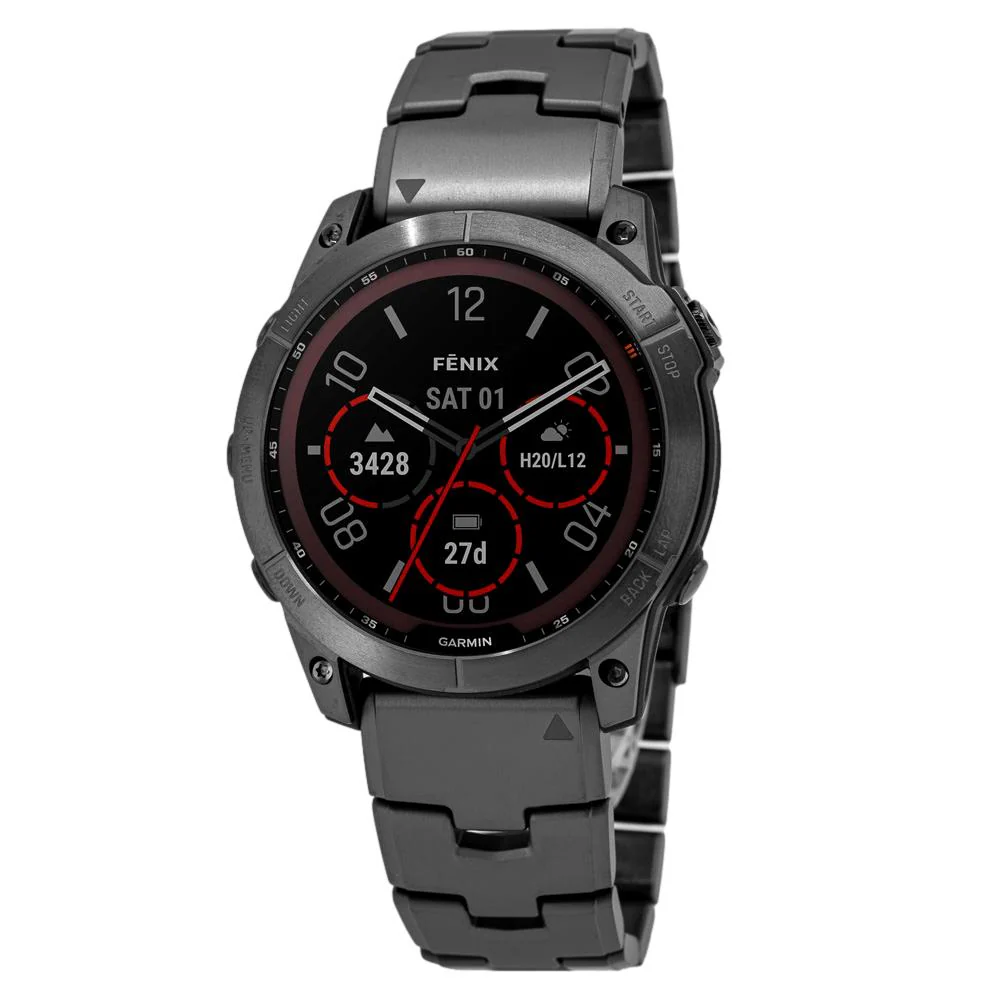 Garmin 010-02541-27 fēnix® 7X – Sapphire Solar Edition Quartz Men's Watch
