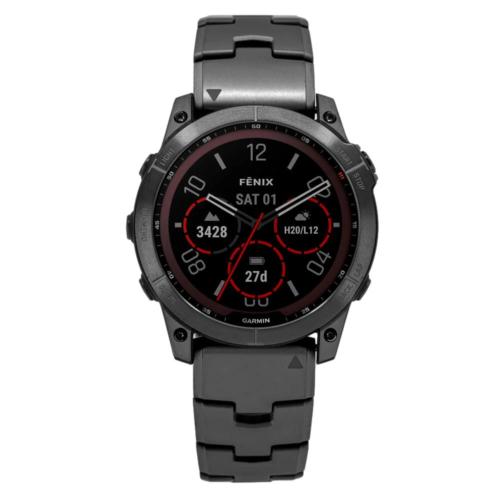 Garmin 010-02541-27 fēnix® 7X – Sapphire Solar Edition Quartz Men's Watch - Image 2