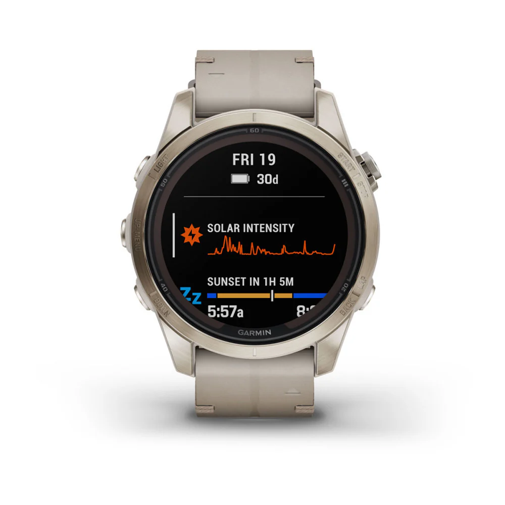 Garmin 010-02776-30 fēnix® 7S Pro – Sapphire Solar Edition Digital Men's Watch - Image 2