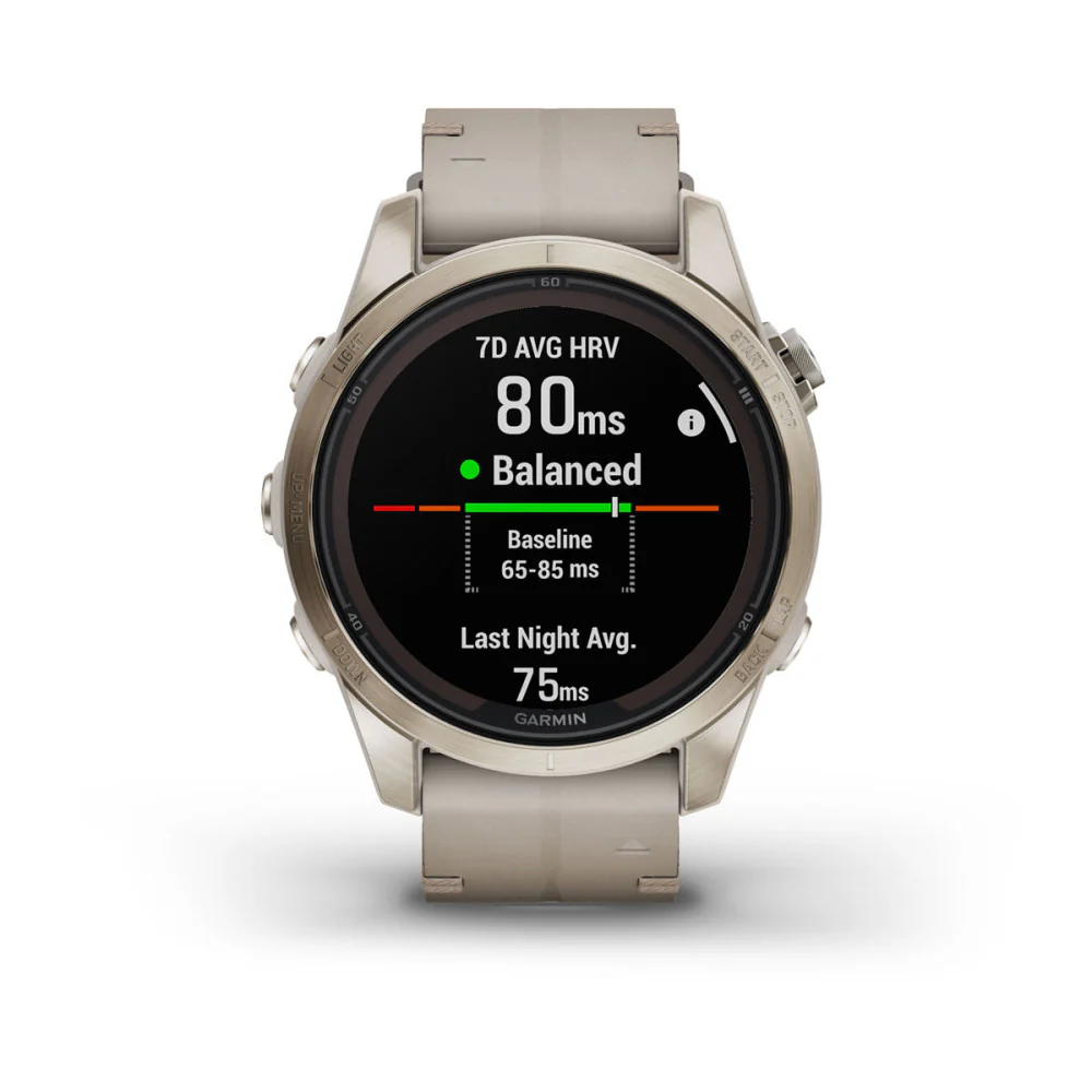 Garmin 010-02776-30 fēnix® 7S Pro – Sapphire Solar Edition Digital Men's Watch - Image 4