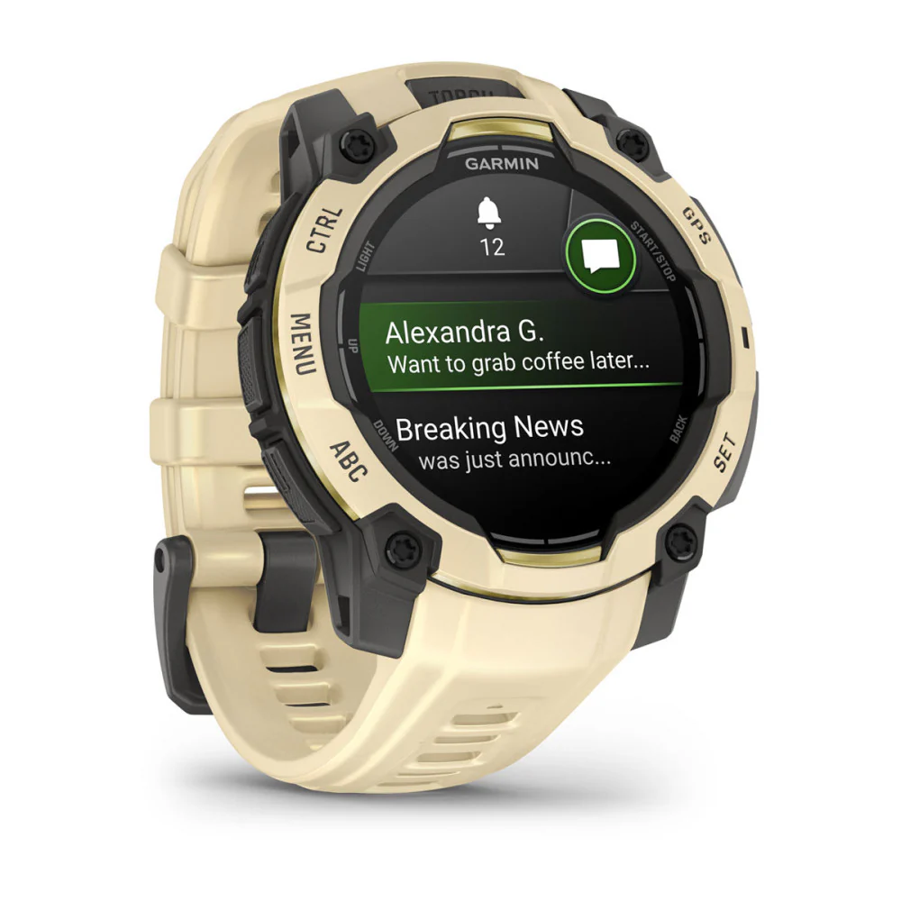 Garmin 010-02936-02 Instinct® 3 – 45 mm, AMOLED Quartz Men's Watch