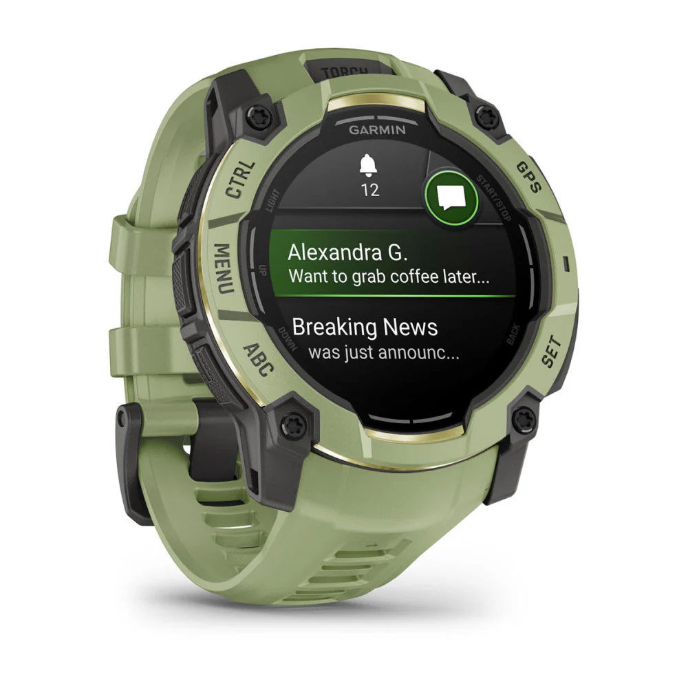 Garmin 010-03020-02 Instinct® 3 – 50 mm, AMOLED Quartz Men's Watch Limited Ed.