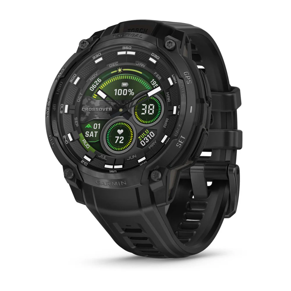 Garmin 010-03398-02 Instinct® Crossover AMOLED - Tactical Edition Quartz Men's Watch
