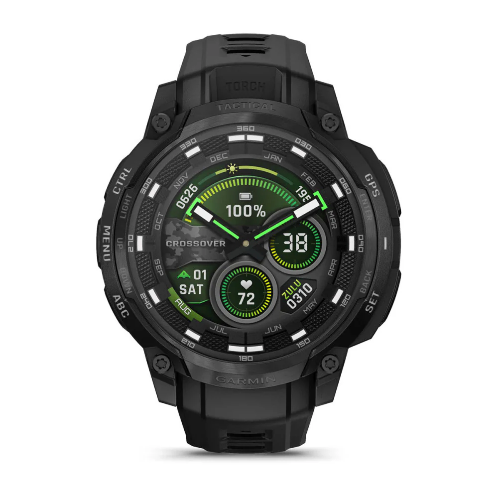 Garmin 010-03398-02 Instinct® Crossover AMOLED - Tactical Edition Quartz Men's Watch - Image 3