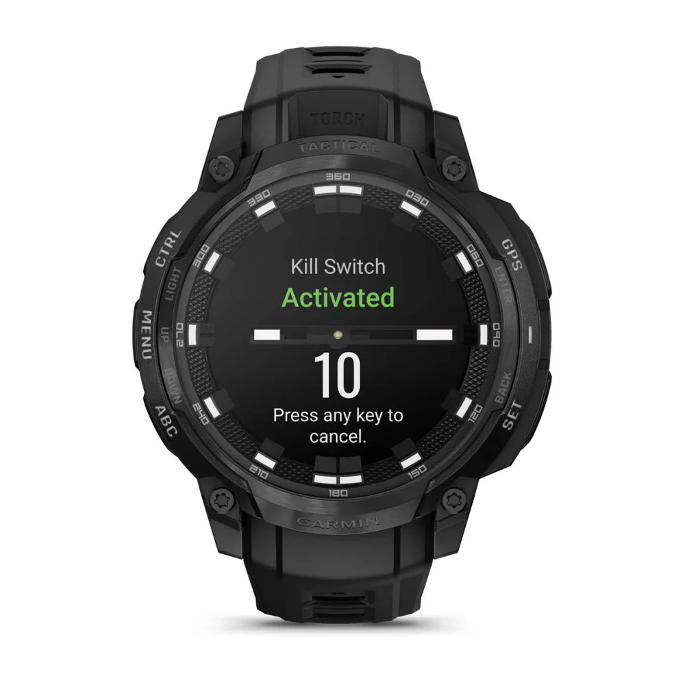Garmin 010-03398-02 Instinct® Crossover AMOLED - Tactical Edition Quartz Men's Watch - Image 6