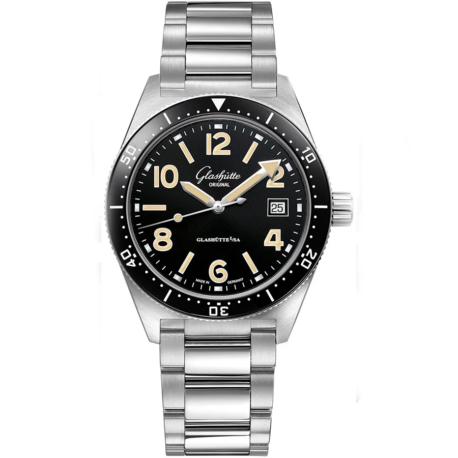 Glashütte Original 1-39-11-06-80-70 Spezialist Black Dial Wa