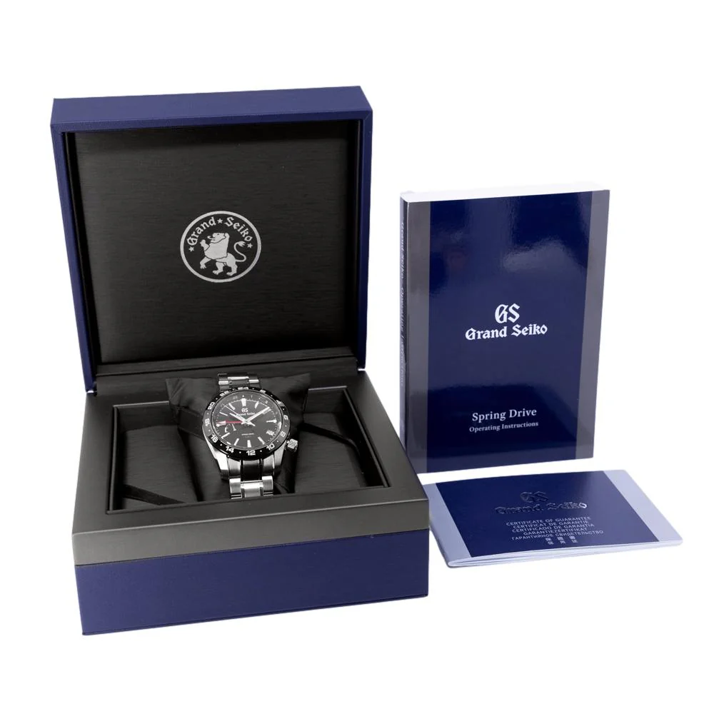 Grand Seiko Men's SBGE253G Sport Black Dial GMT Watch - Image 10
